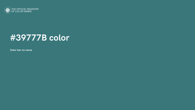 #39777B color image