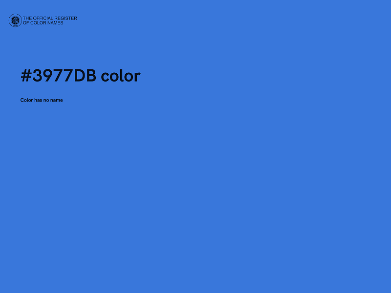#3977DB color image