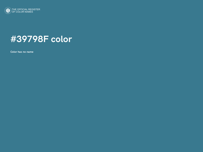 #39798F color image