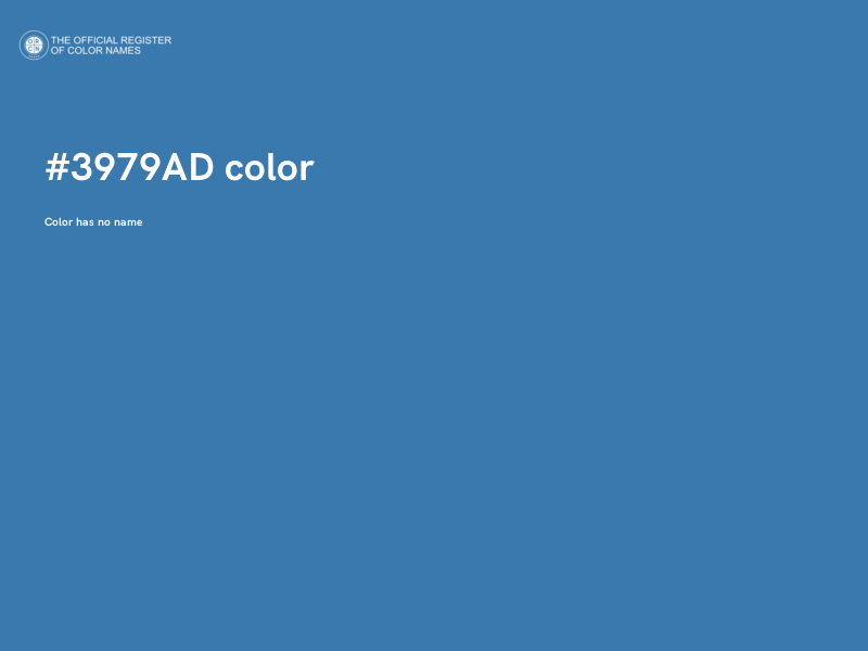 #3979AD color image