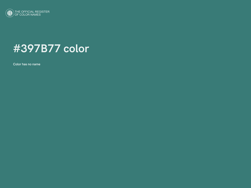 #397B77 color image