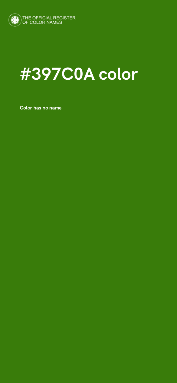#397C0A color image