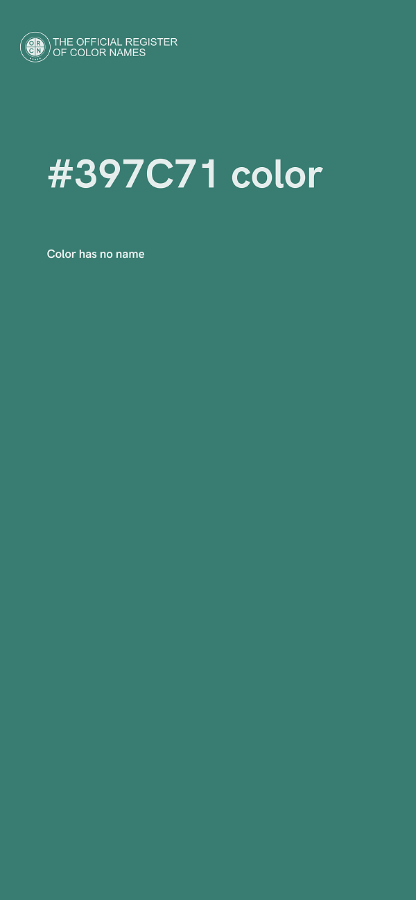 #397C71 color image