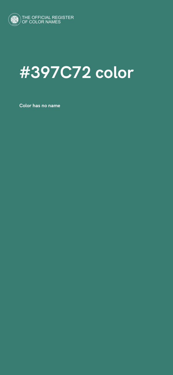#397C72 color image