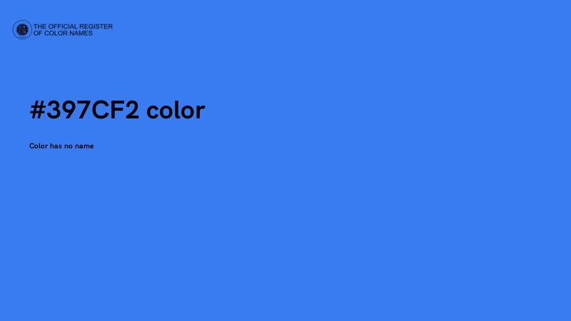 #397CF2 color image