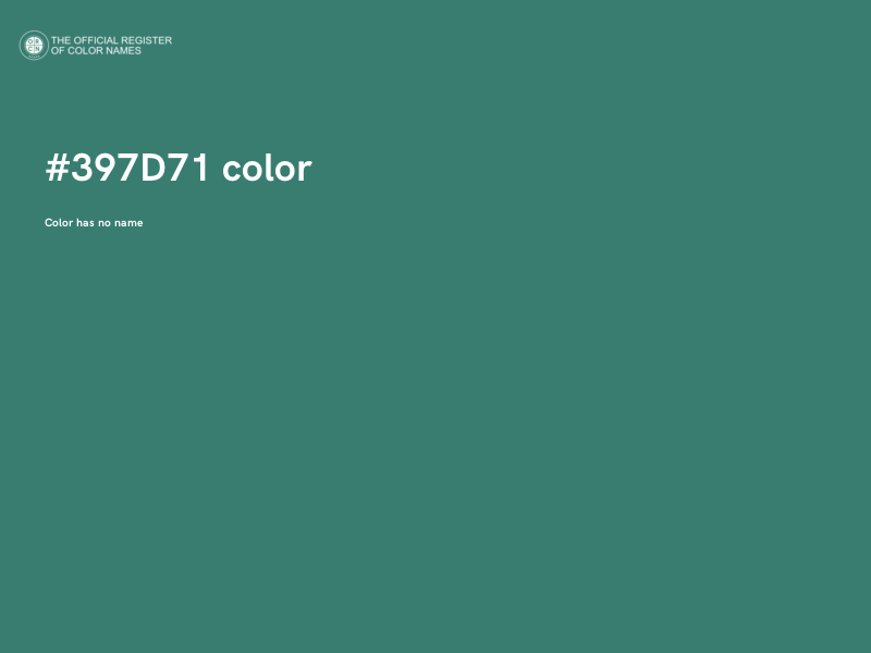 #397D71 color image