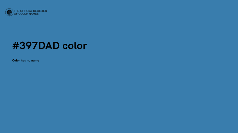 #397DAD color image