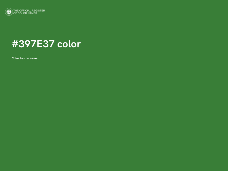 #397E37 color image