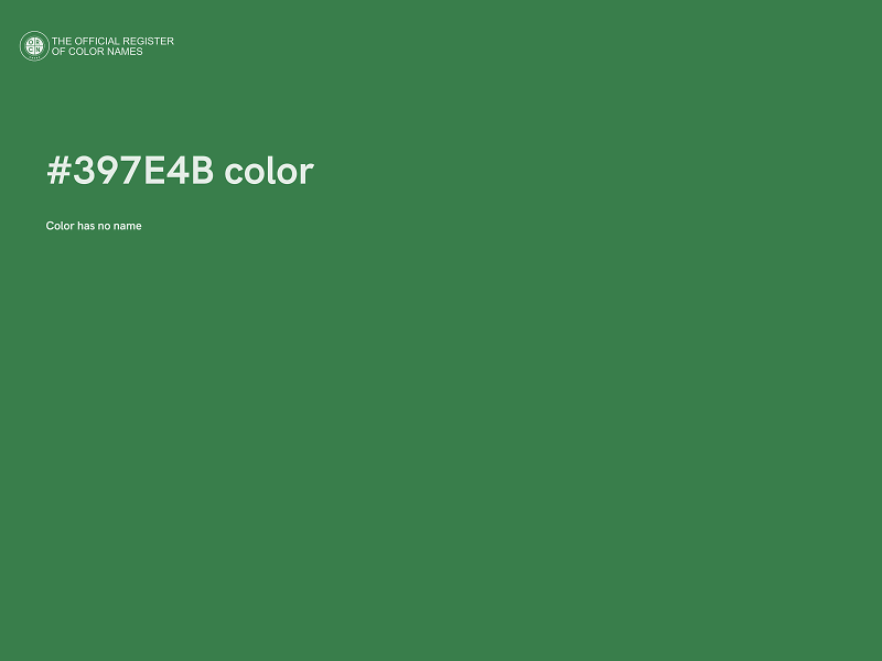 #397E4B color image