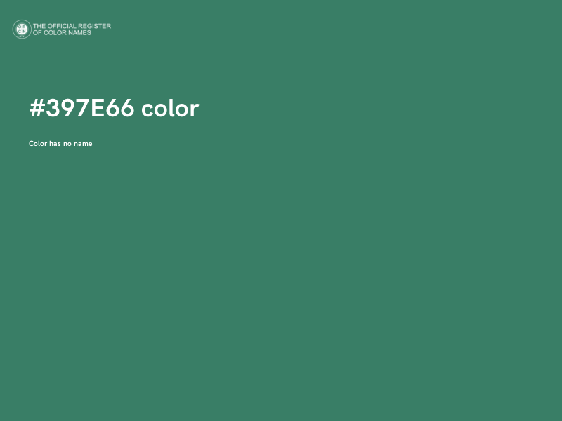 #397E66 color image