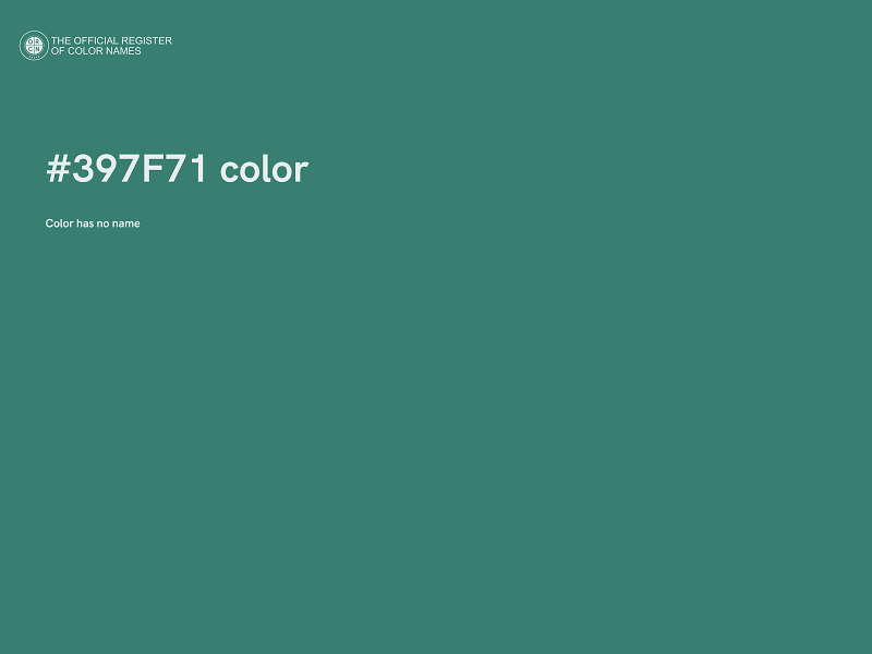 #397F71 color image