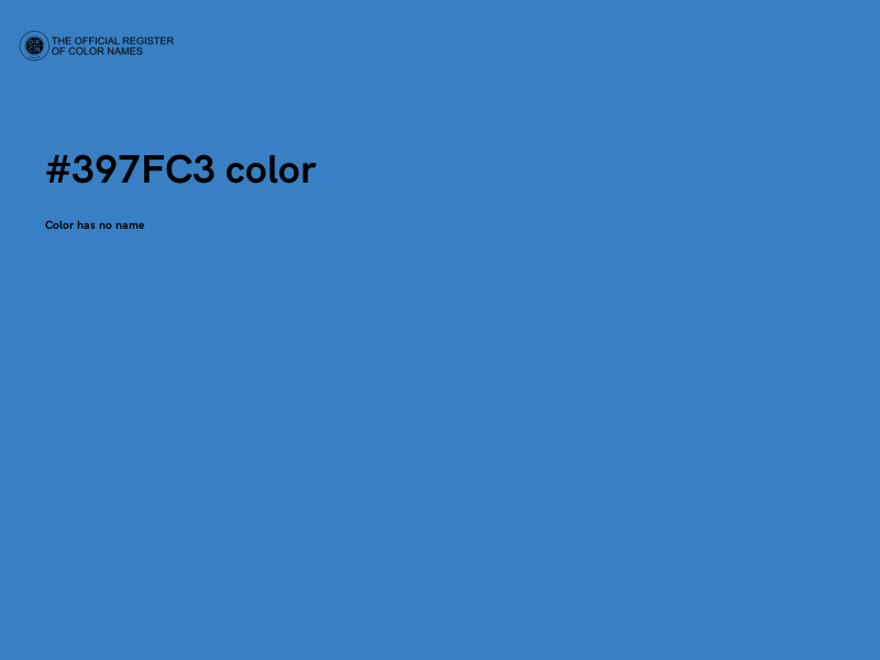 #397FC3 color image