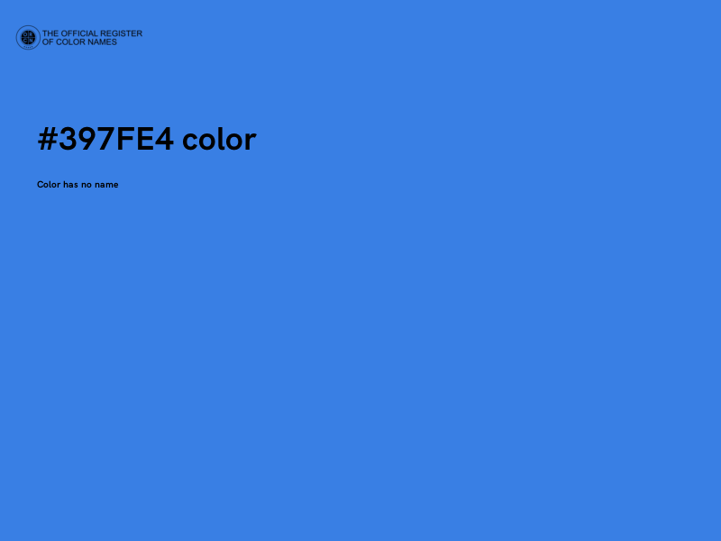 #397FE4 color image