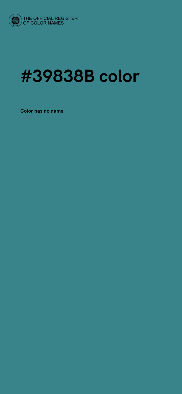#39838B color image