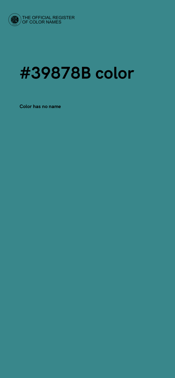 #39878B color image