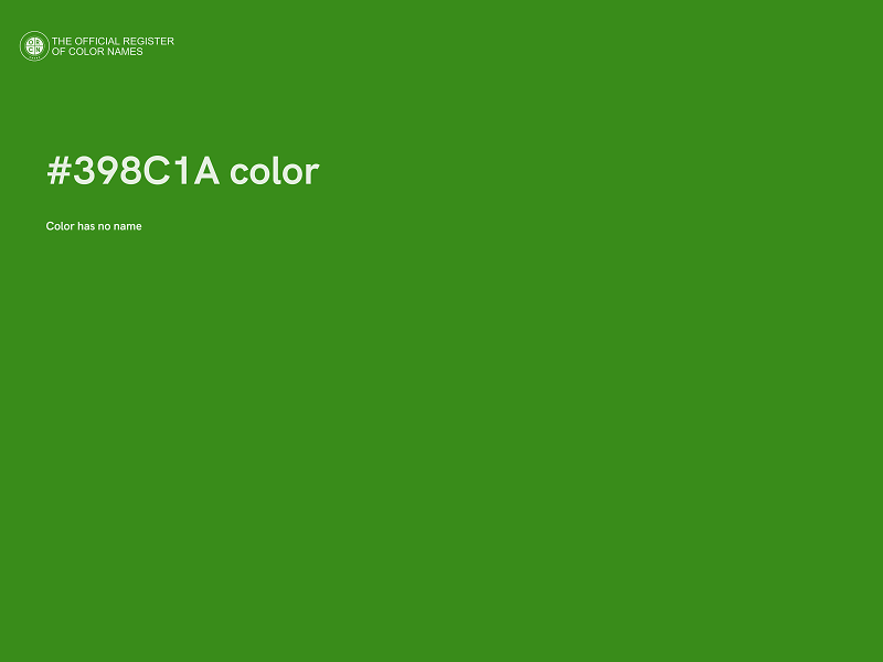 #398C1A color image