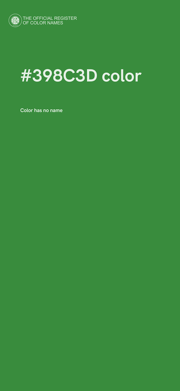 #398C3D color image