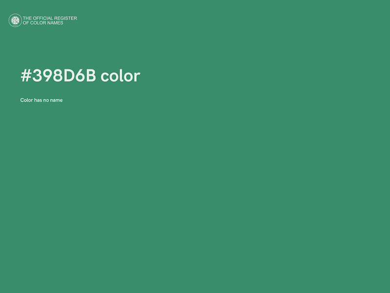 #398D6B color image