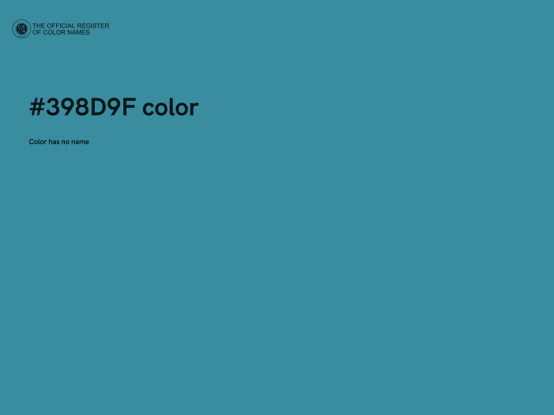 #398D9F color image