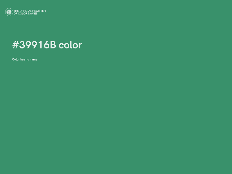 #39916B color image