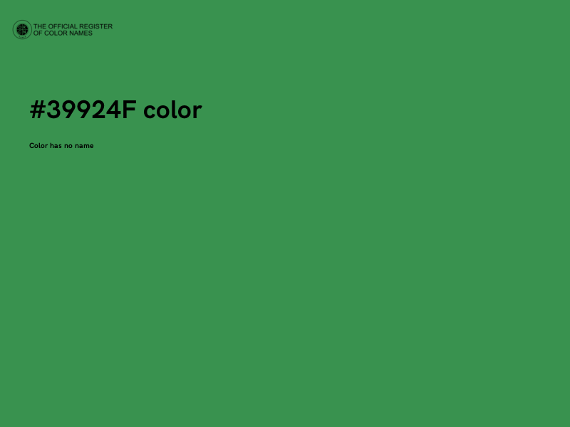 #39924F color image
