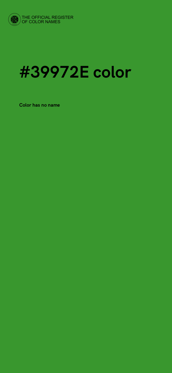 #39972E color image