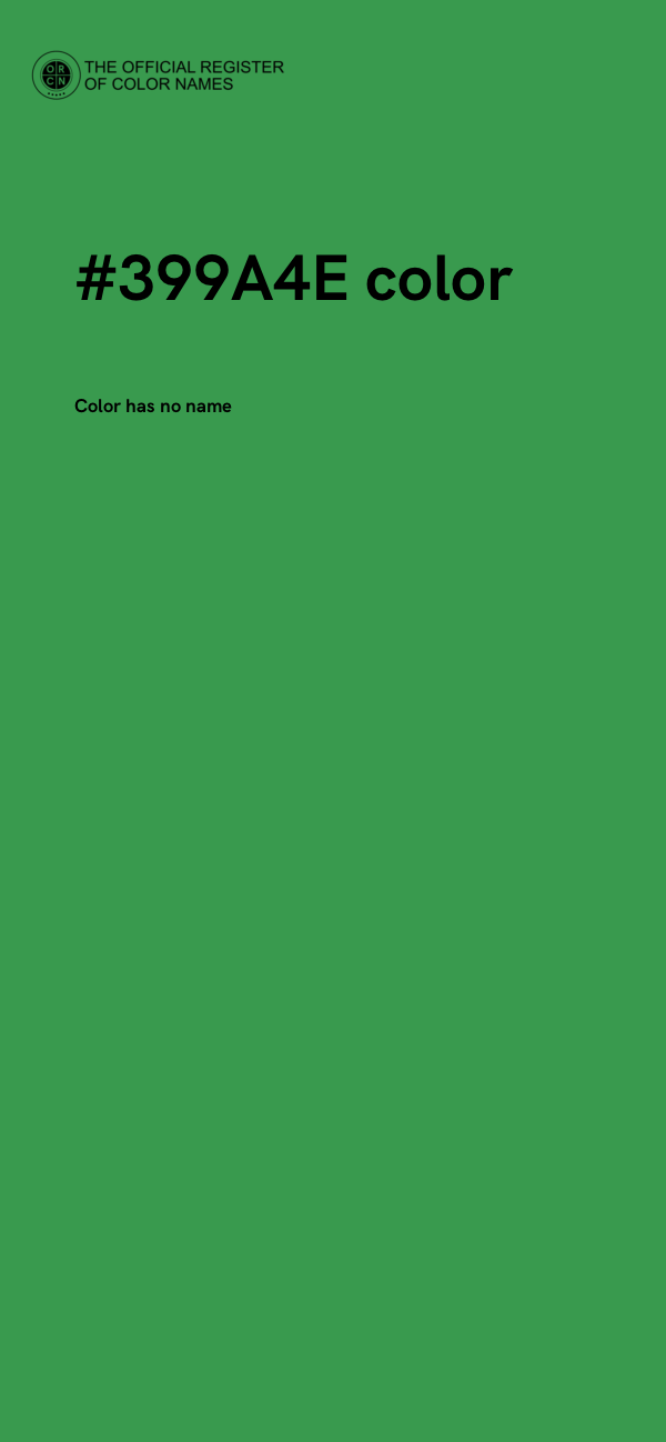 #399A4E color image