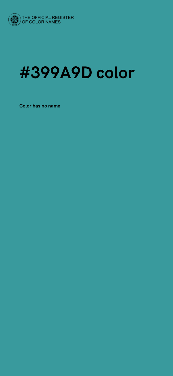 #399A9D color image
