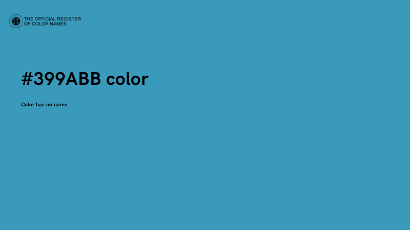 #399ABB color image