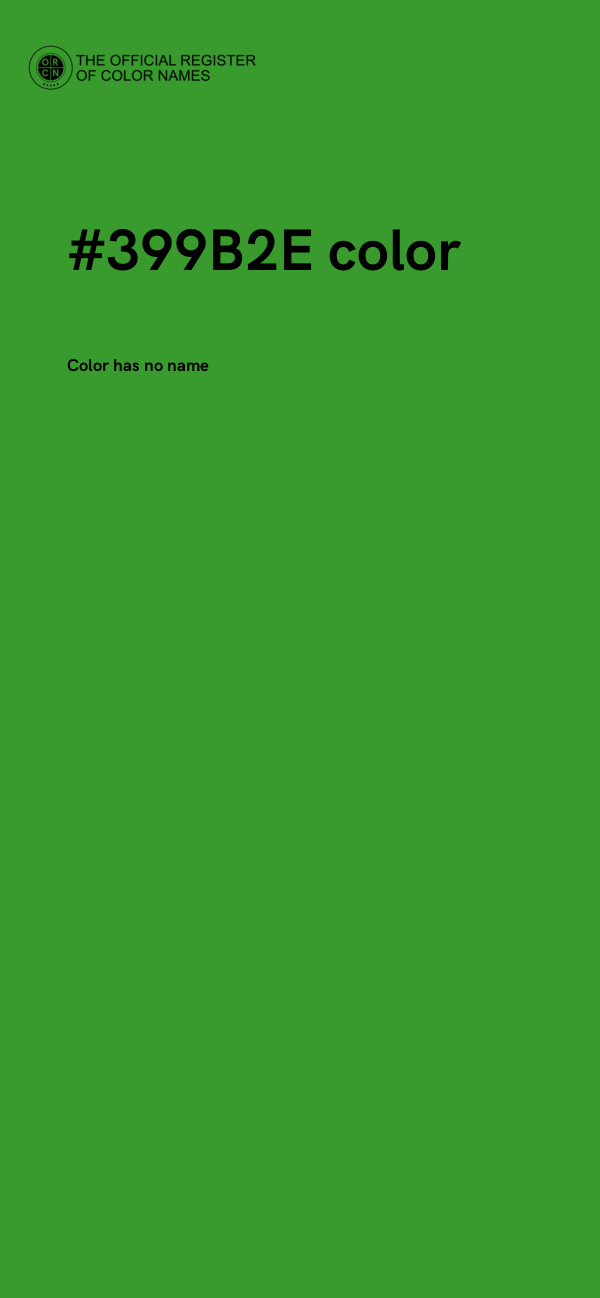 #399B2E color image