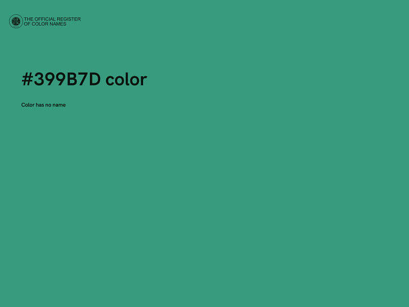 #399B7D color image