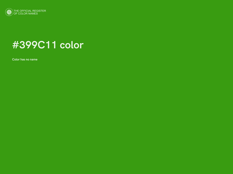 #399C11 color image