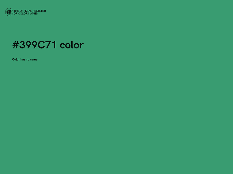 #399C71 color image