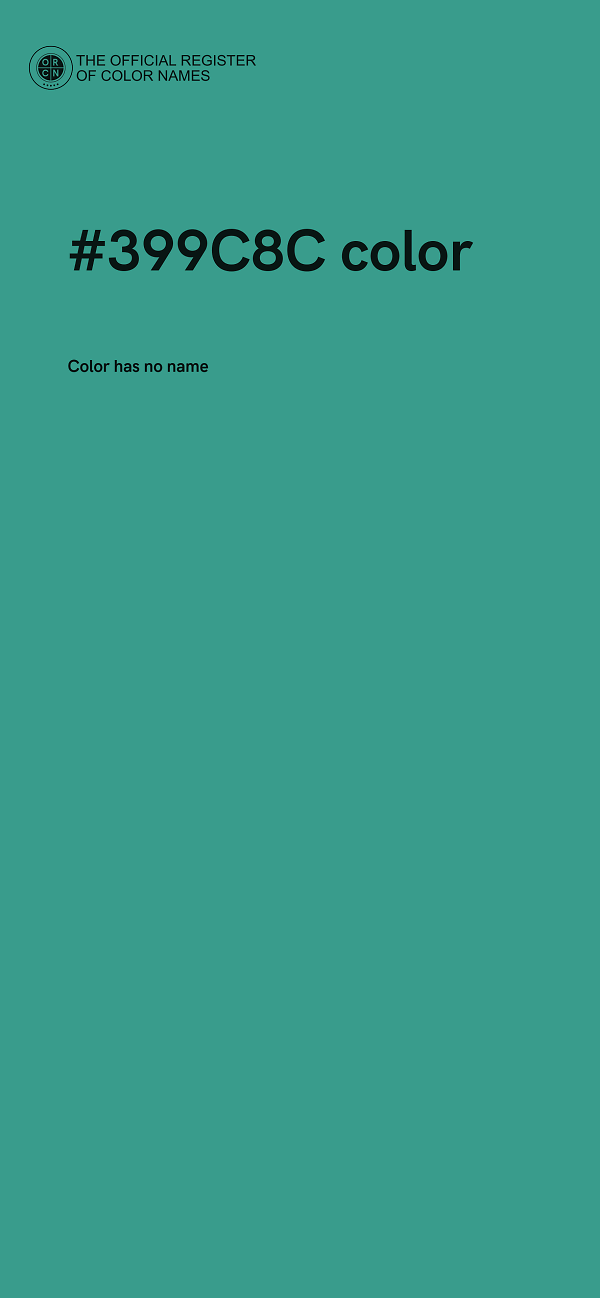 #399C8C color image