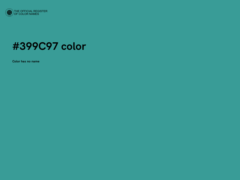 #399C97 color image