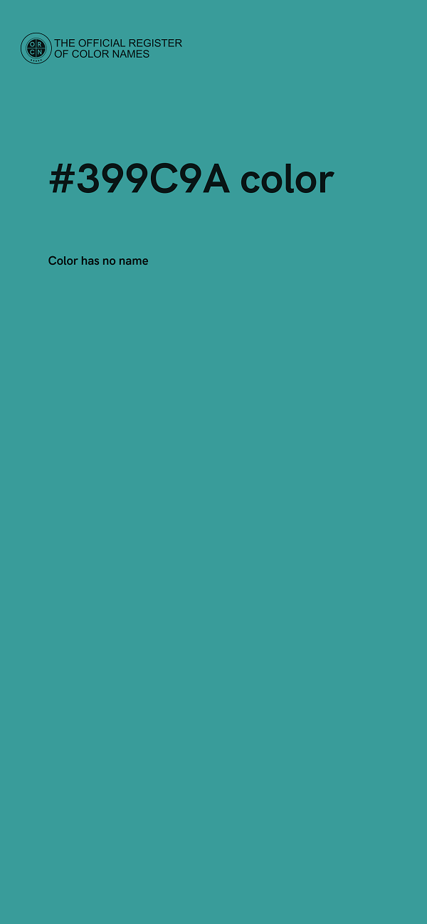 #399C9A color image
