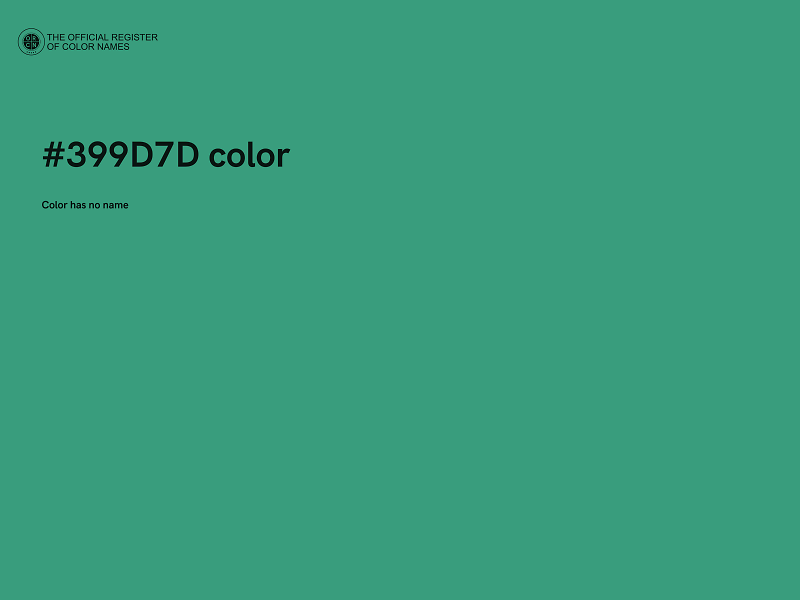 #399D7D color image