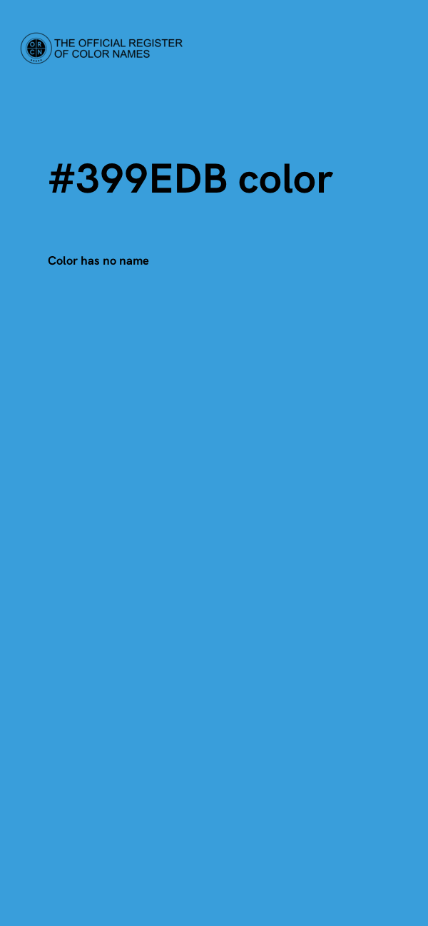#399EDB color image