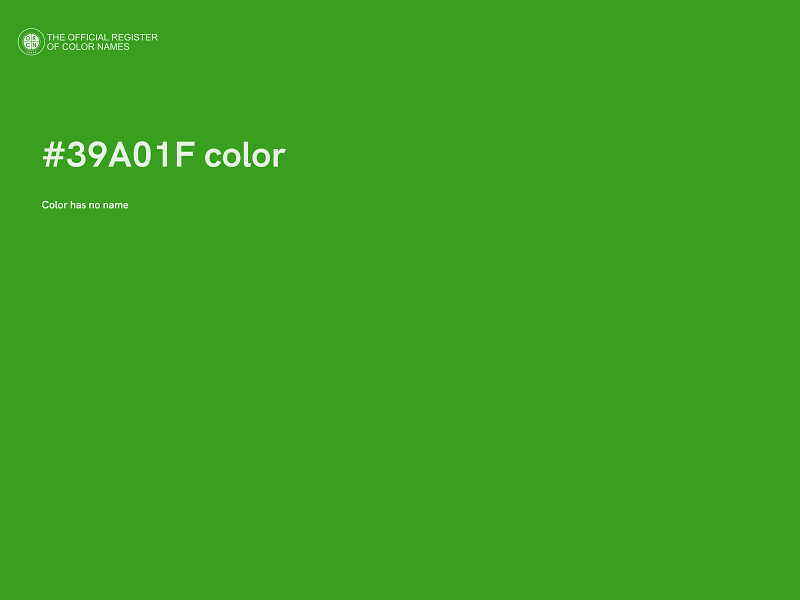#39A01F color image