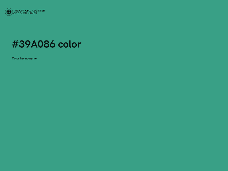 #39A086 color image