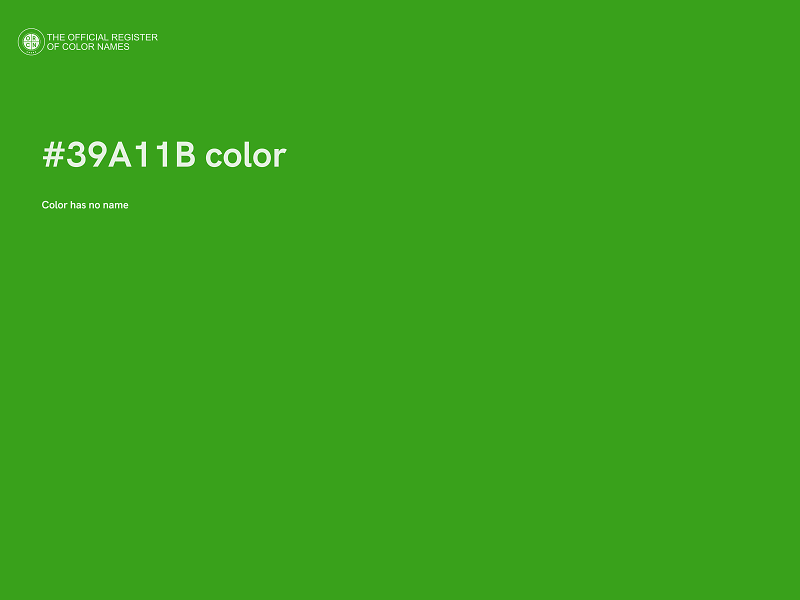 #39A11B color image