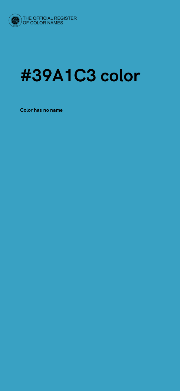 #39A1C3 color image