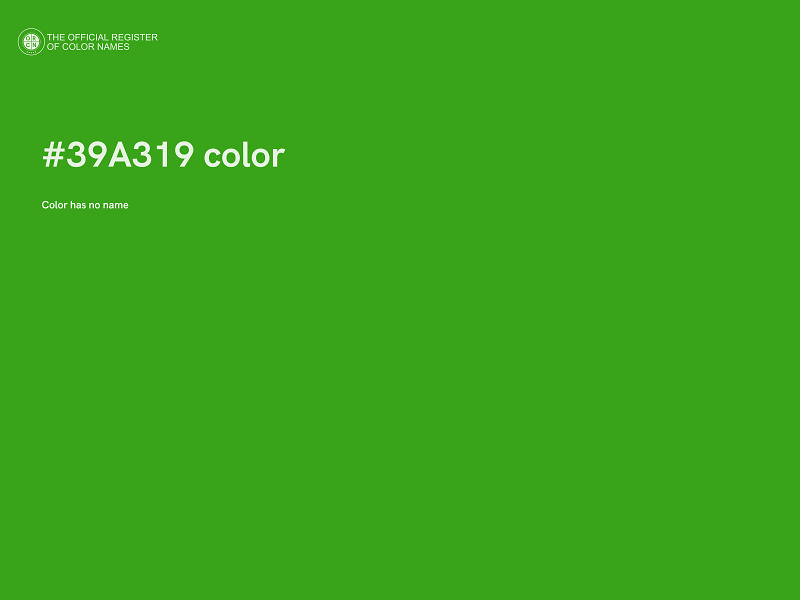 #39A319 color image