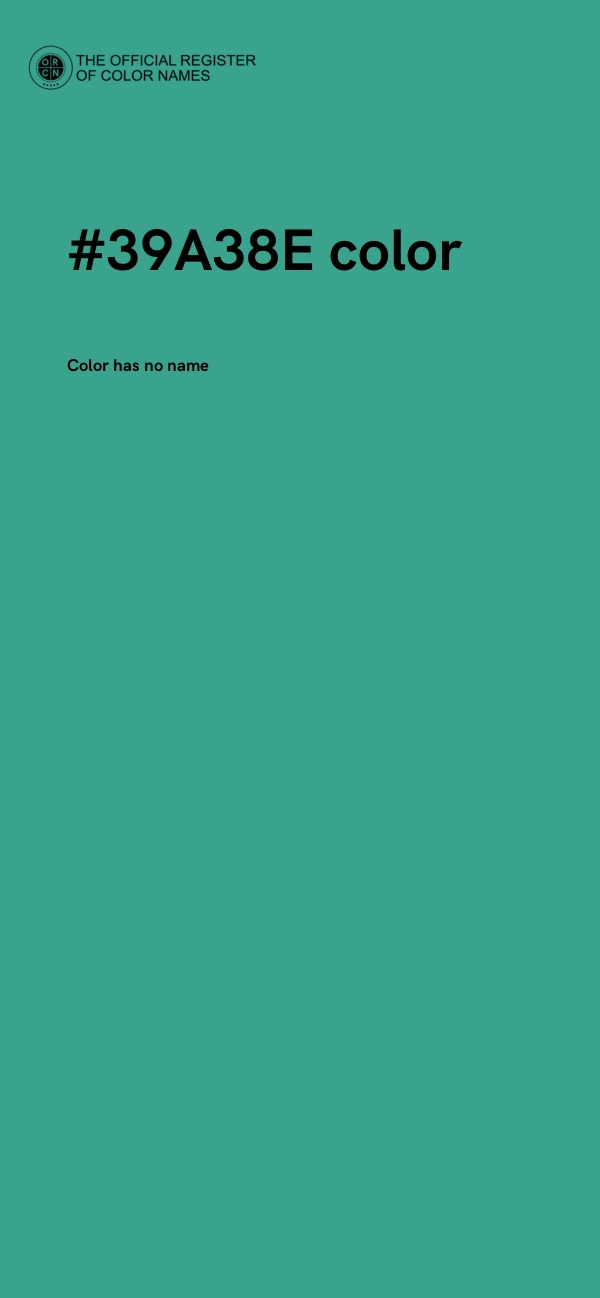 #39A38E color image