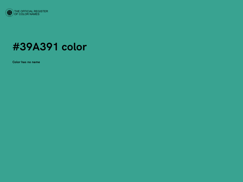 #39A391 color image
