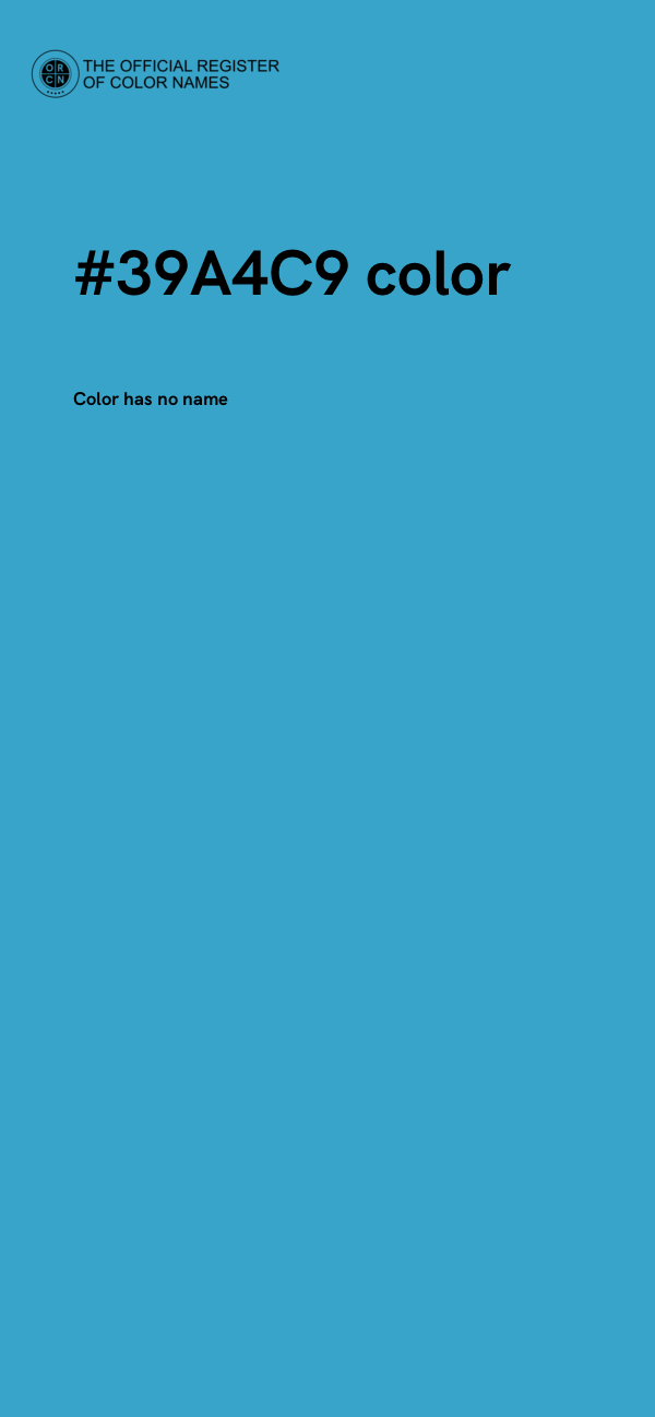 #39A4C9 color image