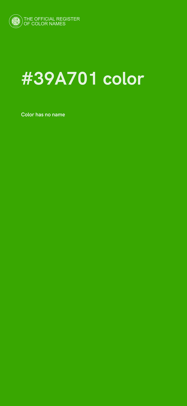 #39A701 color image