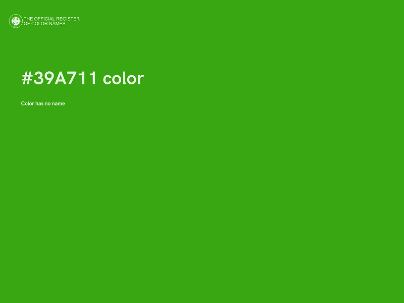 #39A711 color image