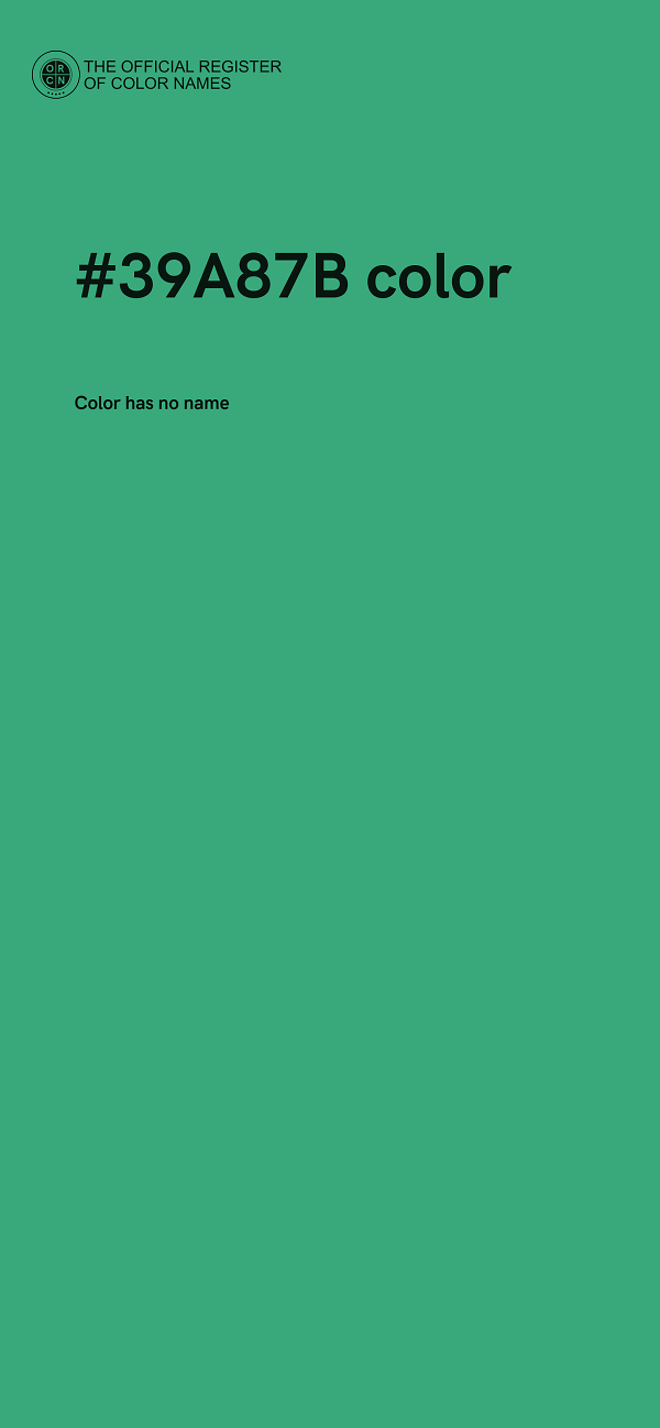 #39A87B color image