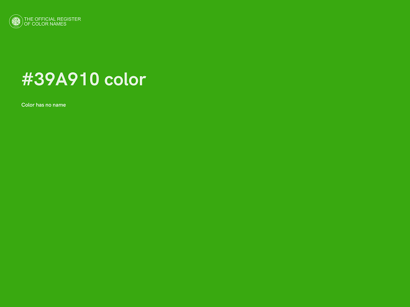 #39A910 color image